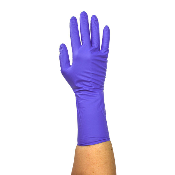 True Advantage High Risk Nitrile Exam Gloves- Powder-Free - S, 10/50/CS