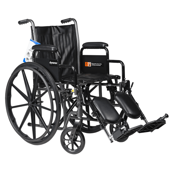 DynaRide S2 Wheelchair-16x16inch Seat w/ Detach Desk Arm ELR, 1PC/CS
