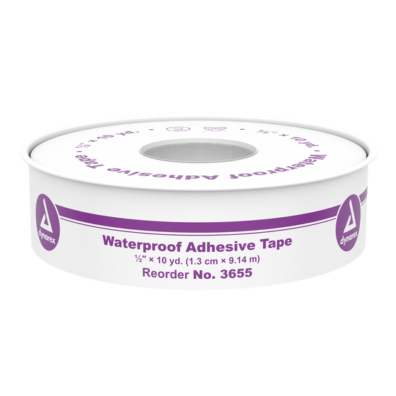 Waterproof Adhesive Tape 1/2" x 10yds, 144/CS