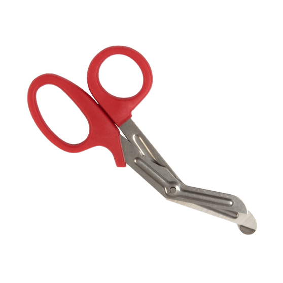 Bandage Shears, 5.5" Red, 4/50/CS