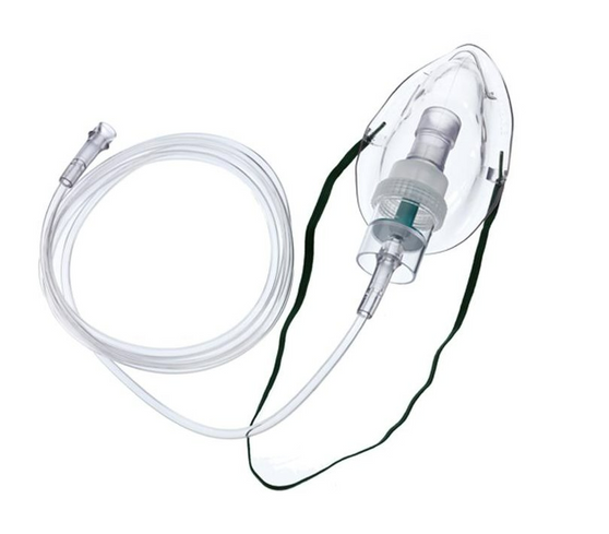 Micro Mist Small Volume Nebulizer Kit, 6mL, with Tubing, Elongated Pediatric Mask, Standard Connector, EA