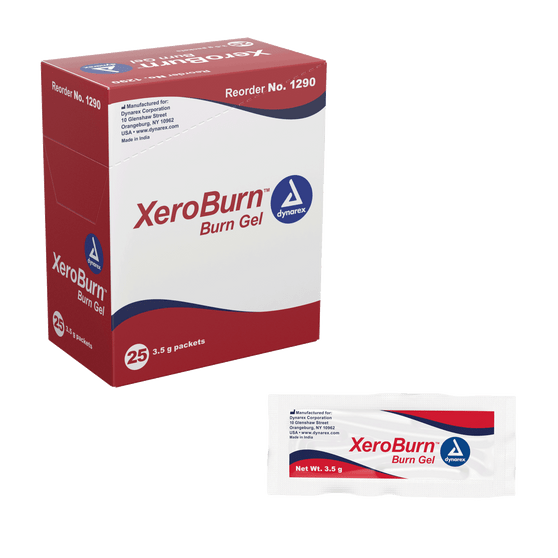 XeroBurn Burn Gel 3.5g packet, 24/25/CS