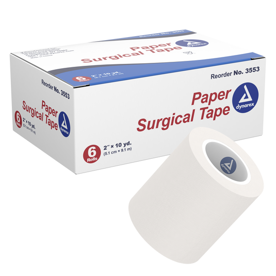 Paper Surgical Tape 2" x 10 yds, 12/6/CS