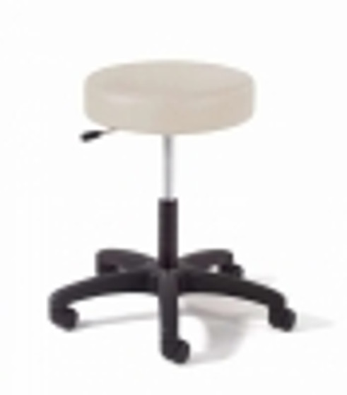 PHYS STOOL W/BACK/BLK BSE, ALA