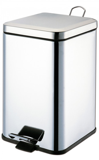 WASTE RECEPTACLE, 21QT, SS GRAFCO, STAINLESS STEEL #410