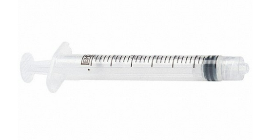 General Purpose Syringe 3 mL, 100/Bx