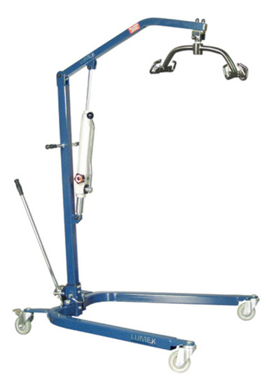 PATIENT LIFT  HYDRAULIC  BLUE LUMEX