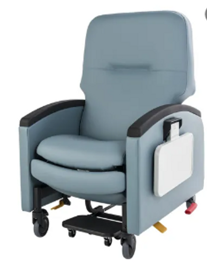 RECLINER DELUXE CLINICAL CARE PIVOT ARM INDIGO URETHANE ARM CAPACITY UPH MEETS CA117