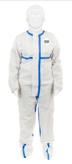 International Enviroguard ViroGuard 2 Coverall S, EA