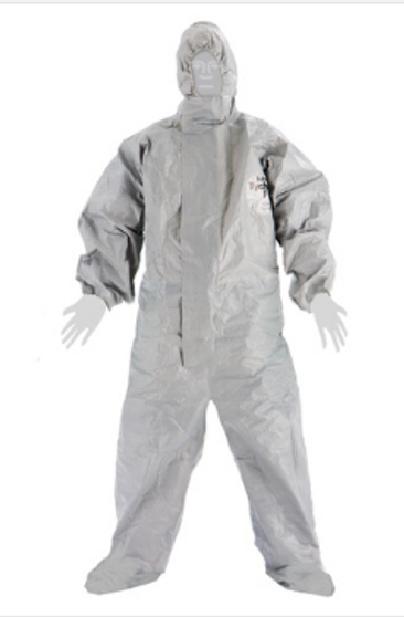 DuPont Tychem 6000 Coverall Large w/o Booties, EA