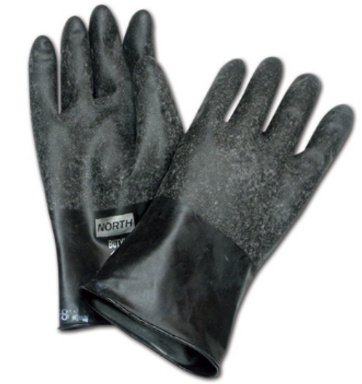 Honeywell North Butyl Rough Gloves 16 mil, size 10, EA