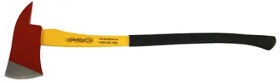 AXE PICK HEAD 6LB WITH RUBBER GRIP FIBERGLASS HANDLE 36"