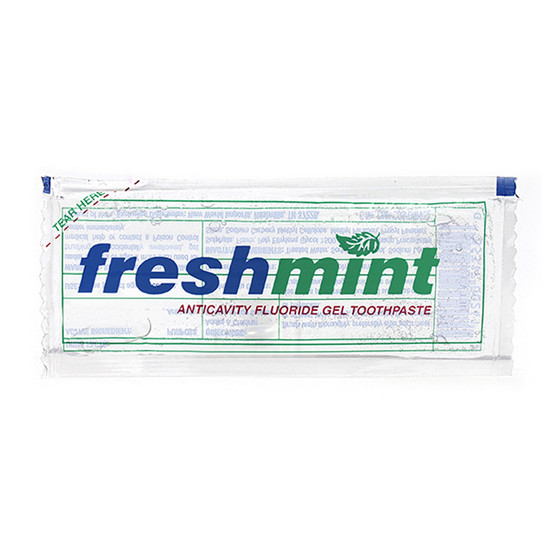 FRESHMINT GEL TOOTHPASTE, CLEAR, INDIVIDUAL PACKETS, 28oz., EA