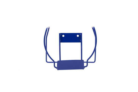 Bracket designed to hold Heartsine AED in correct position with handle down.  Applied adhesive holds bracket in place within any large Cubix AED Cabinet.