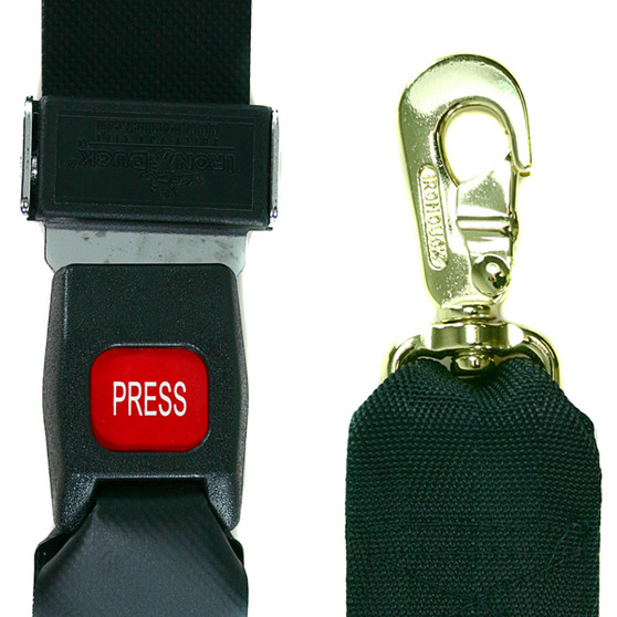 2pc, 7Ft Nylon Strap, Metal Buckle, Speed Clip