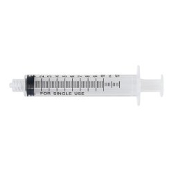 SYRINGE, General Sterile, PLASTIC, DISPOSABLE 10cc, LUER-LOCK TIP, 100s