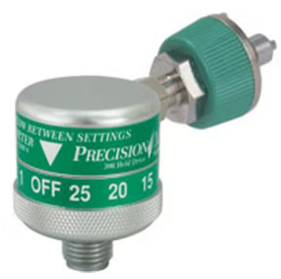 On-Board Flowmeter Click style 0-25 LPM with Ohmeda Connector