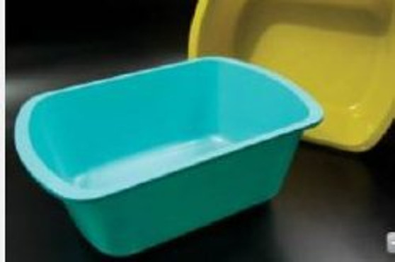 8qt large plastic gold basin 50s