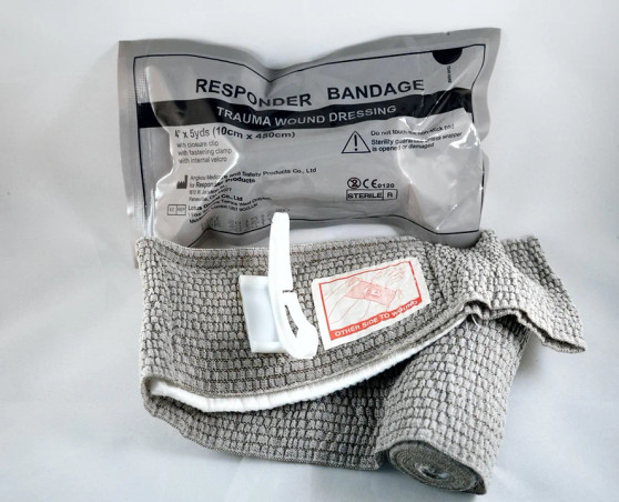 Responder Bandage 4" Vacuum bagged, EA