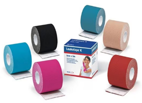 Orthopedic Corrective Tape Leukotape K 2 Inch X 5-1/2 Yard Cotton / Polyacrylate NonSterile, BX