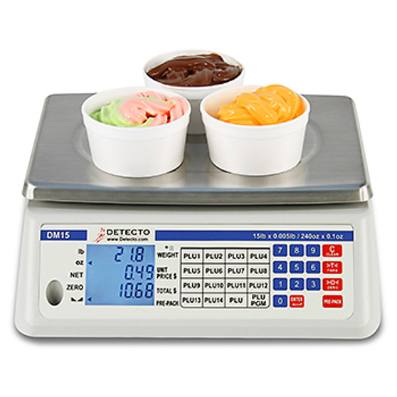 Price Computing Scale, Electronic, 13.4" W x 13.4" D, 240 oz capacity