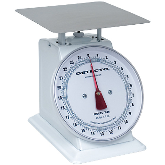 Top Loading Dial Scale, 25 lb Capacity
