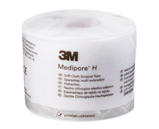 Tape Medipore Soft Cloth Surgical, 2in x 10yd, CS/12RL
