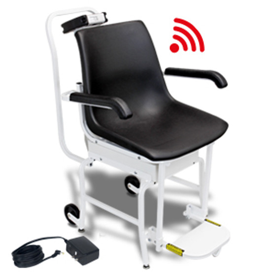 Chair Scale, Digital, 400 lb x .2 lb / 180 kg x .1 kg, BT / WiFi