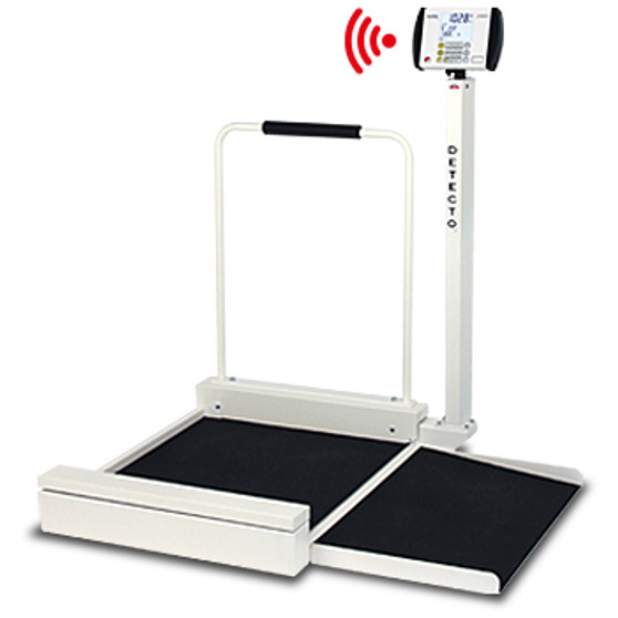 Wheelchair Scale, Stationary, Digital, 800 lb x .2 lb / 360 kg x .1 kg, BT / WiFi