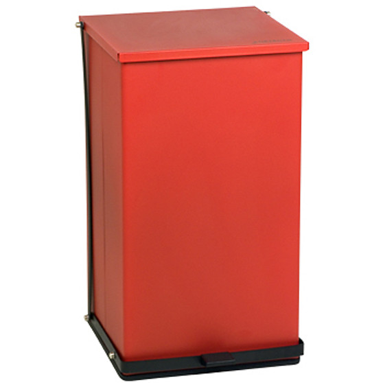Step-On Can, 100 Qt, Red