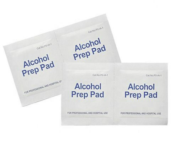 Prep Pad 2-Ply 70% Isopropyl Alcohol Individually Packaged, BX/200EA