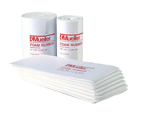 Foam Rubber, Adhesive Backed, 1/8" x 6" x 2 yd roll