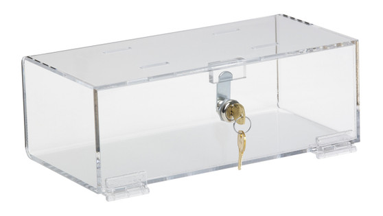 CLEAR ACRYLIC REFRIGERATOR LOCK BOX (Multiple Size & Lock Options Available)