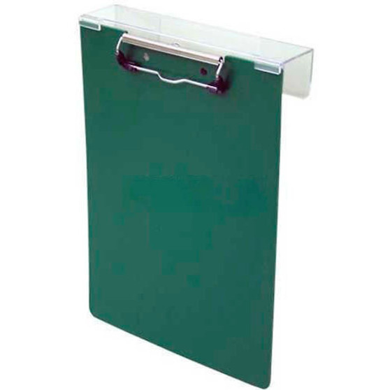 POLY OVERBED CLIPBOARD FOREST GREEN