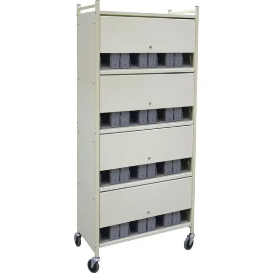 OMNICART CAB 40 CAP W/LOCKING PANEL-BEIGE