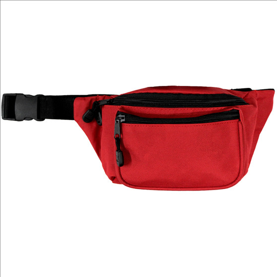 Hip Pack with No Logo, Red