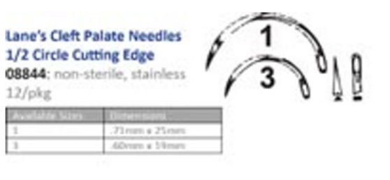 Lane's Cleft Palate 1/2 Circle Cutting Edge