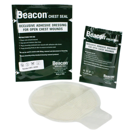 Beacon Chest Seal - Vented Chest Seal 6" Round - 1 Pack