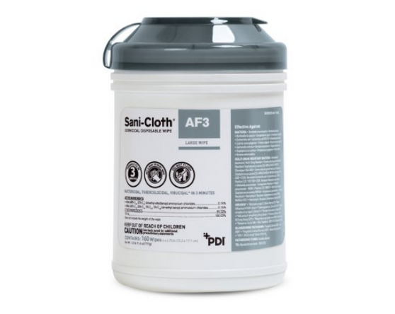 Wipe Sani-Cloth AF3 Large Alcohol Free, EA/CN,CS/12CN