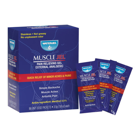 MUSCLE JEL, Menthol 3.5% individual packets BX/96, EA