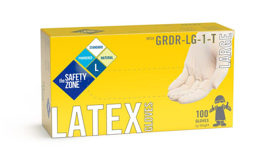 Glove, 5 Mil, Powdered Latex, 100/BX 10BX/CS SM