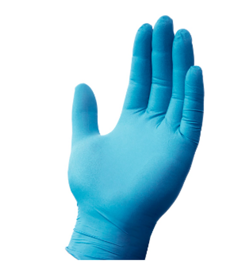 Glove, 3 Mil, Blue Powder Free Nitrile, 100/BX 10BX/CS, XL