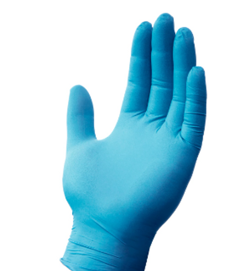 Glove, 3.5 Mil, Blue Powder Free Nitrile, 100/BX 10BX/CS, LG