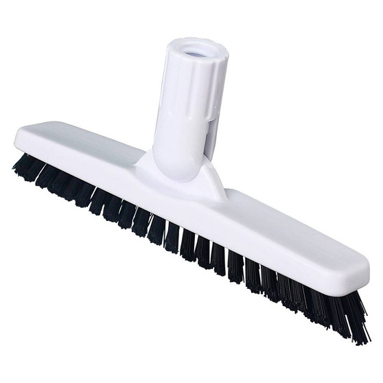 Tile and Grout Brush with Acme Threading Black/White, 12 per Case