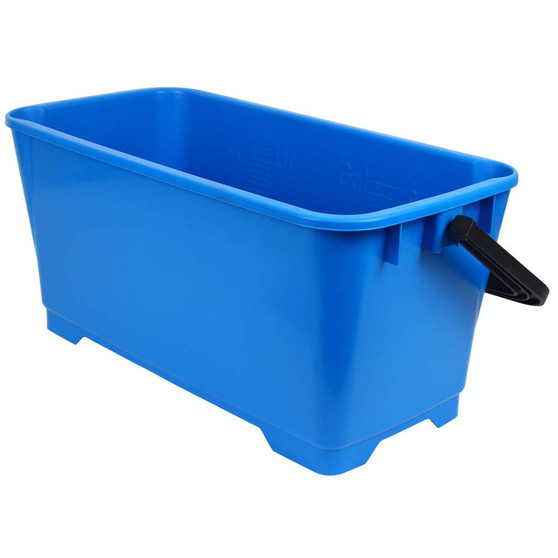 Window Washing Bucket 6 gal. Blue/Black, 3 per Case