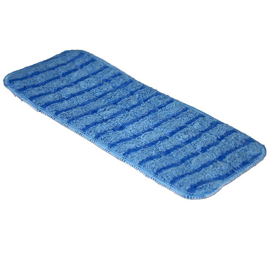 Microfiber Flat Wet Mops 13 in. Blue, 12 per Pack, 10 Packs per Case