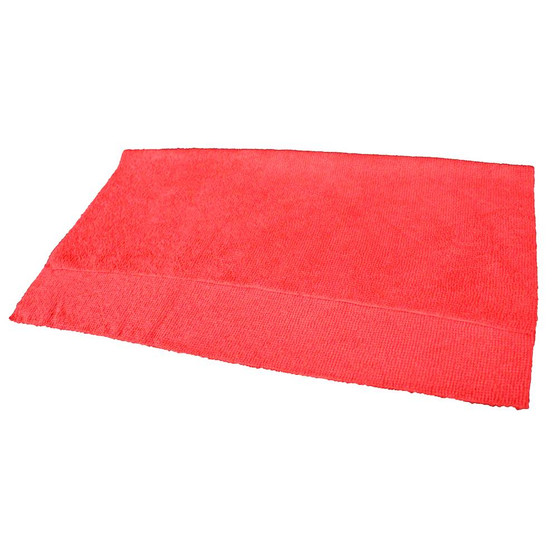 Edgeless Microfiber Cloth 16 in. x 16 in. Red, 12 per Pack, 20 Packs per Case