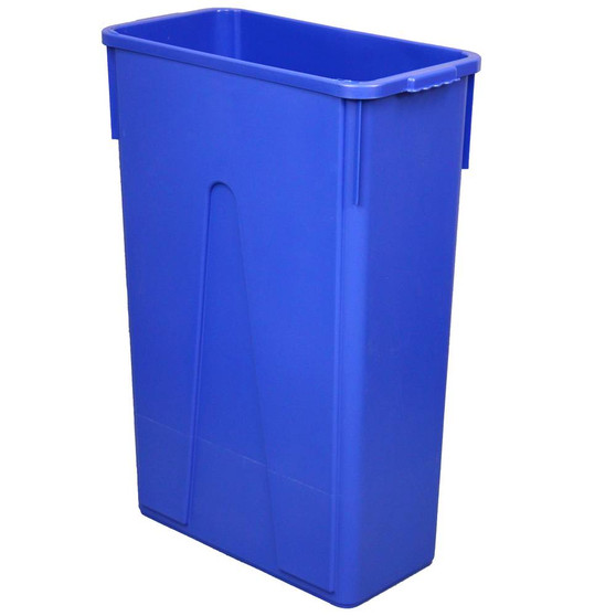 Value-Plus Blue Slim Container 23 Gallon Blue, 4 per Case
