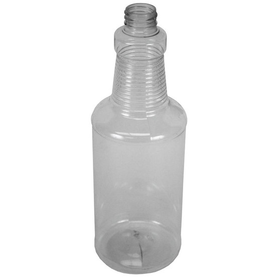 PET Bottle without Graduations, 28-410 Neck Finish 32 oz. Clear, 96 per Case