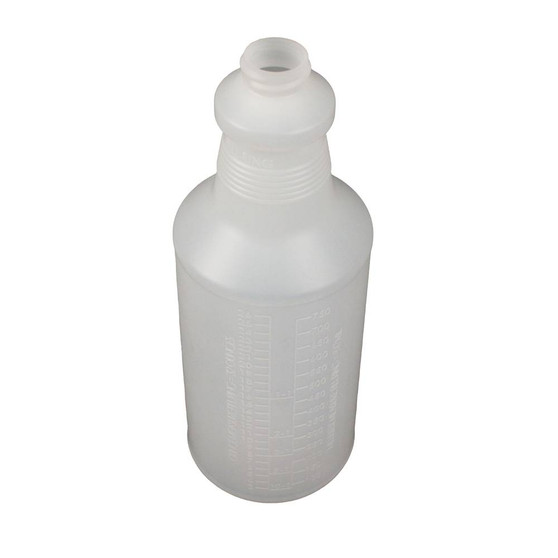 Plastic Handi-Hold Bottle with Graduations 32 oz. Natural, 96 per Case